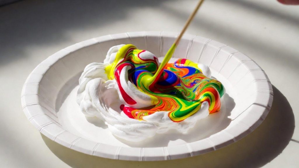 Ostereier färben mit Rasierschaum – Schritt für Schritt Anleitung