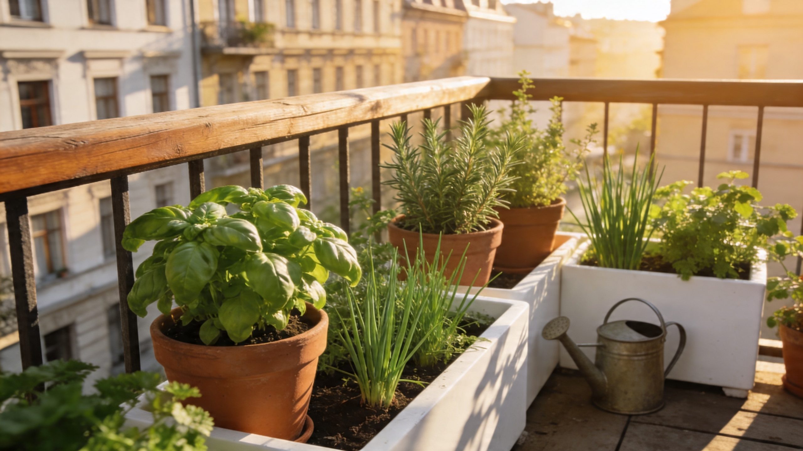 Einen Balkon bepflanzen kann jeder. So kann es aussehen.