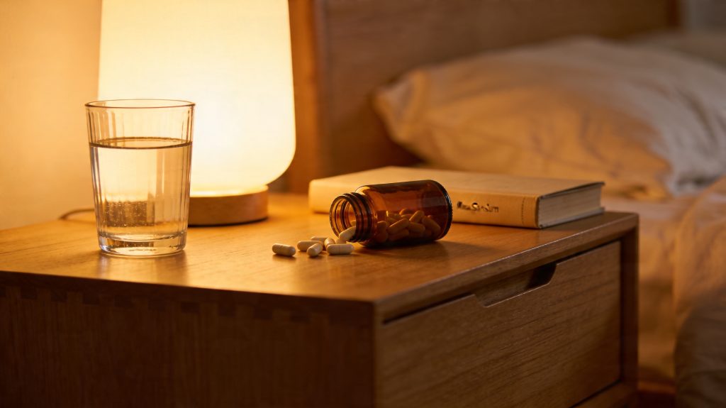 Magensium vor dem Schlafen gehen.