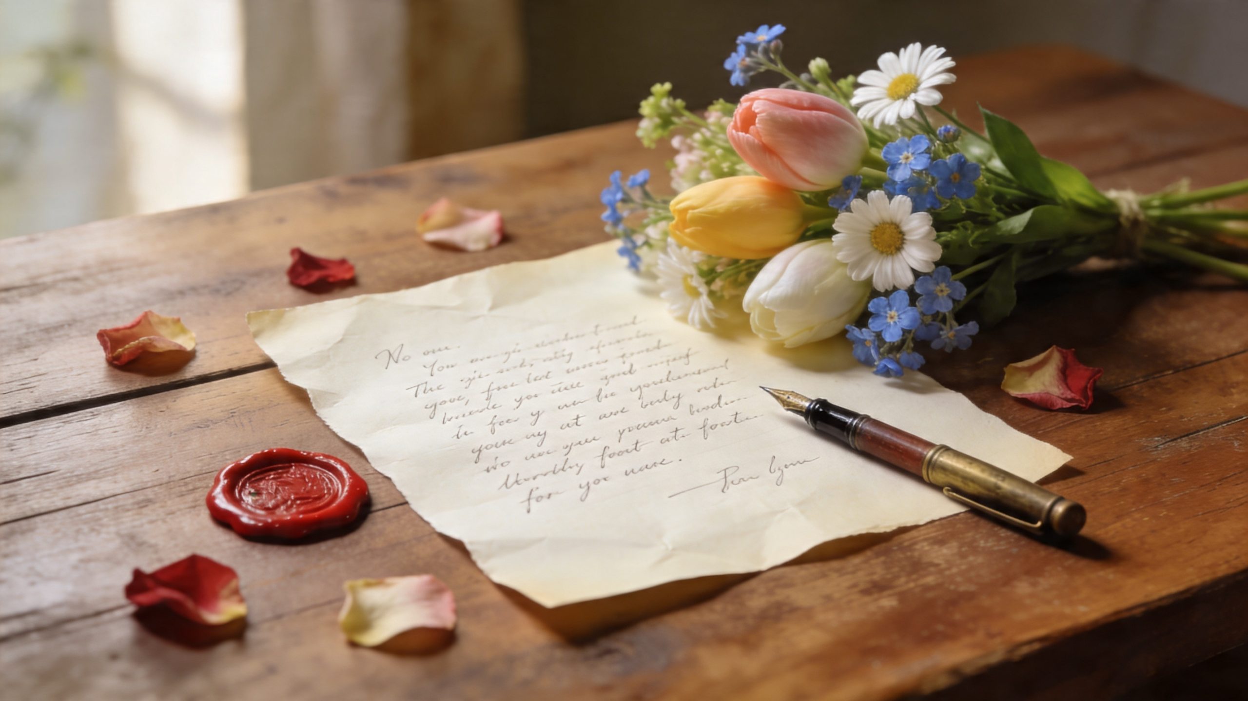 Muttertagsgedichte für jedes Alter liegen auf einem Tisch.