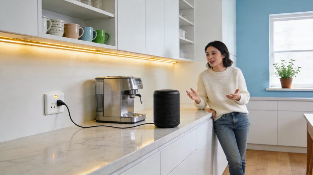 Smarthome Geräte in der Küche.